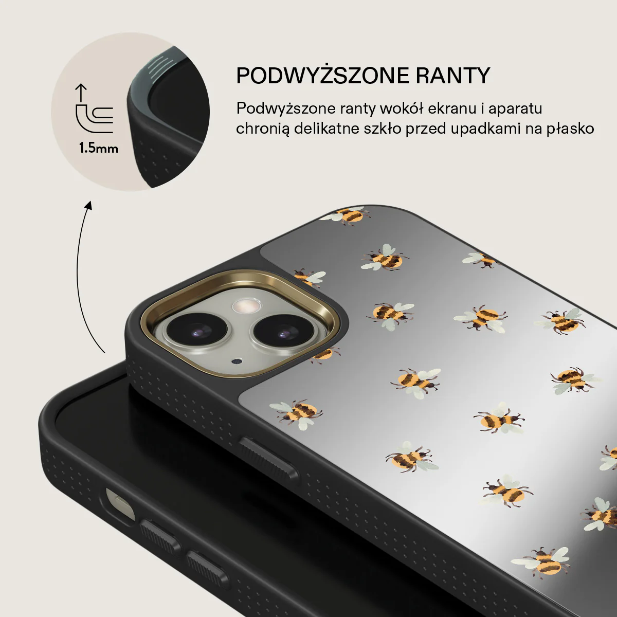 Honeycomb - iPhone 13 Etui - Image 23
