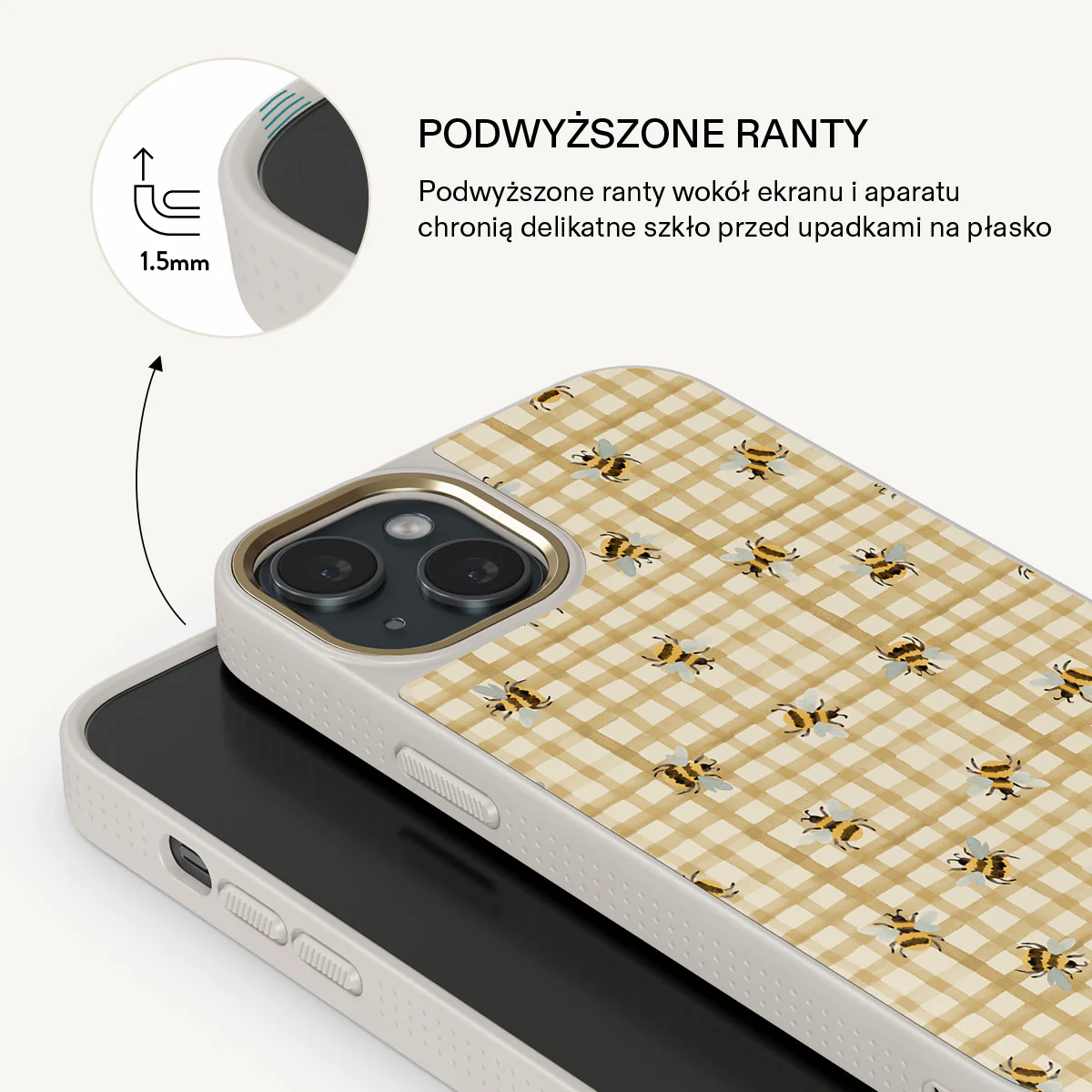 Honeycomb - iPhone 14 Etui - Image 22
