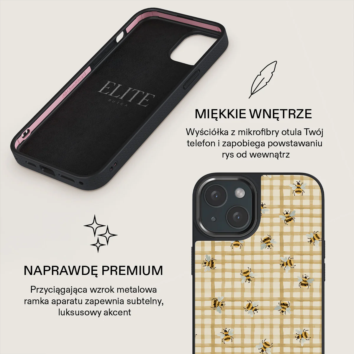 Honeycomb - iPhone 15 Etui - Image 17