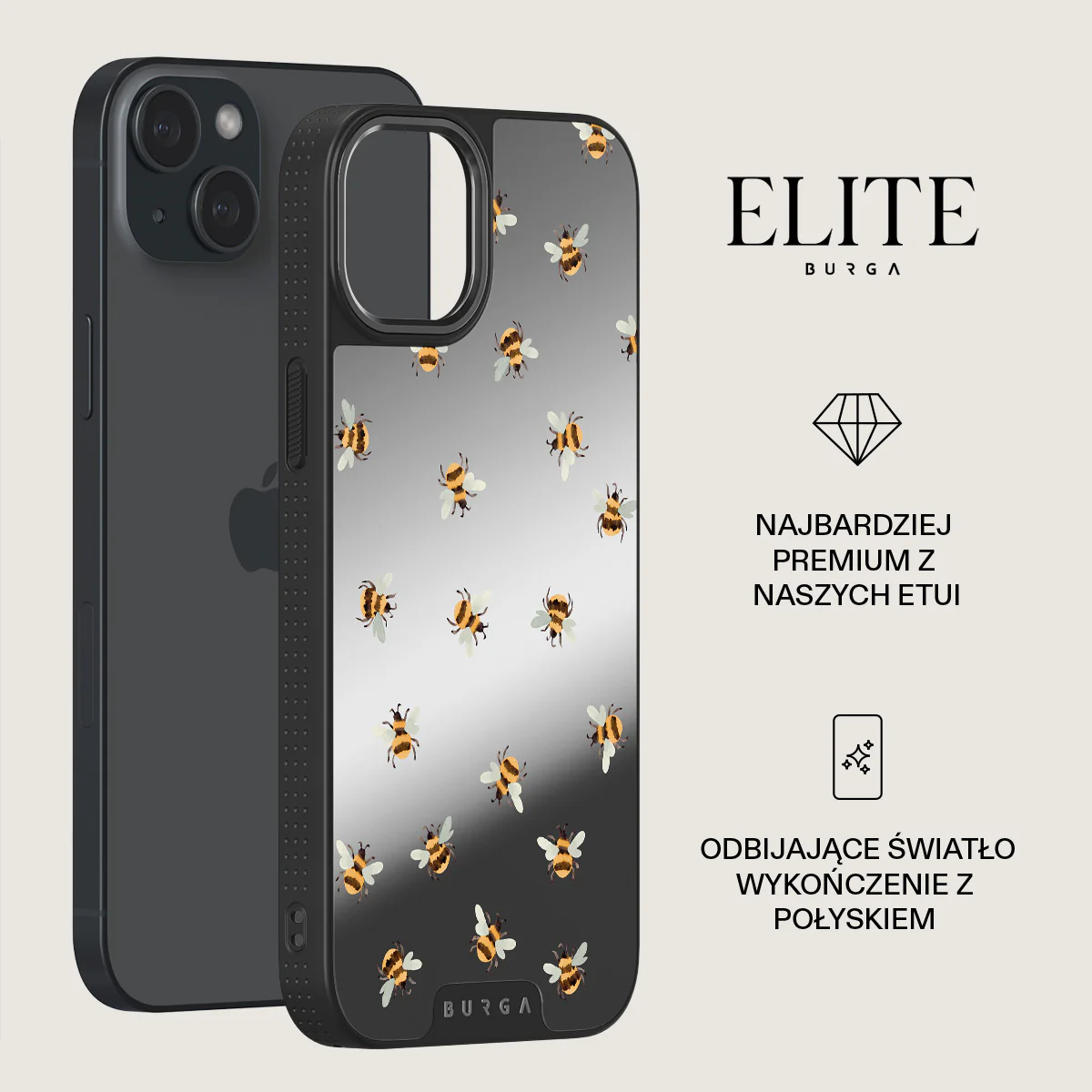 Honeycomb - iPhone 15 Etui - Image 35