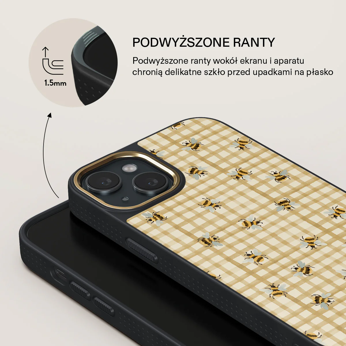 Honeycomb - iPhone 15 Etui - Image 8