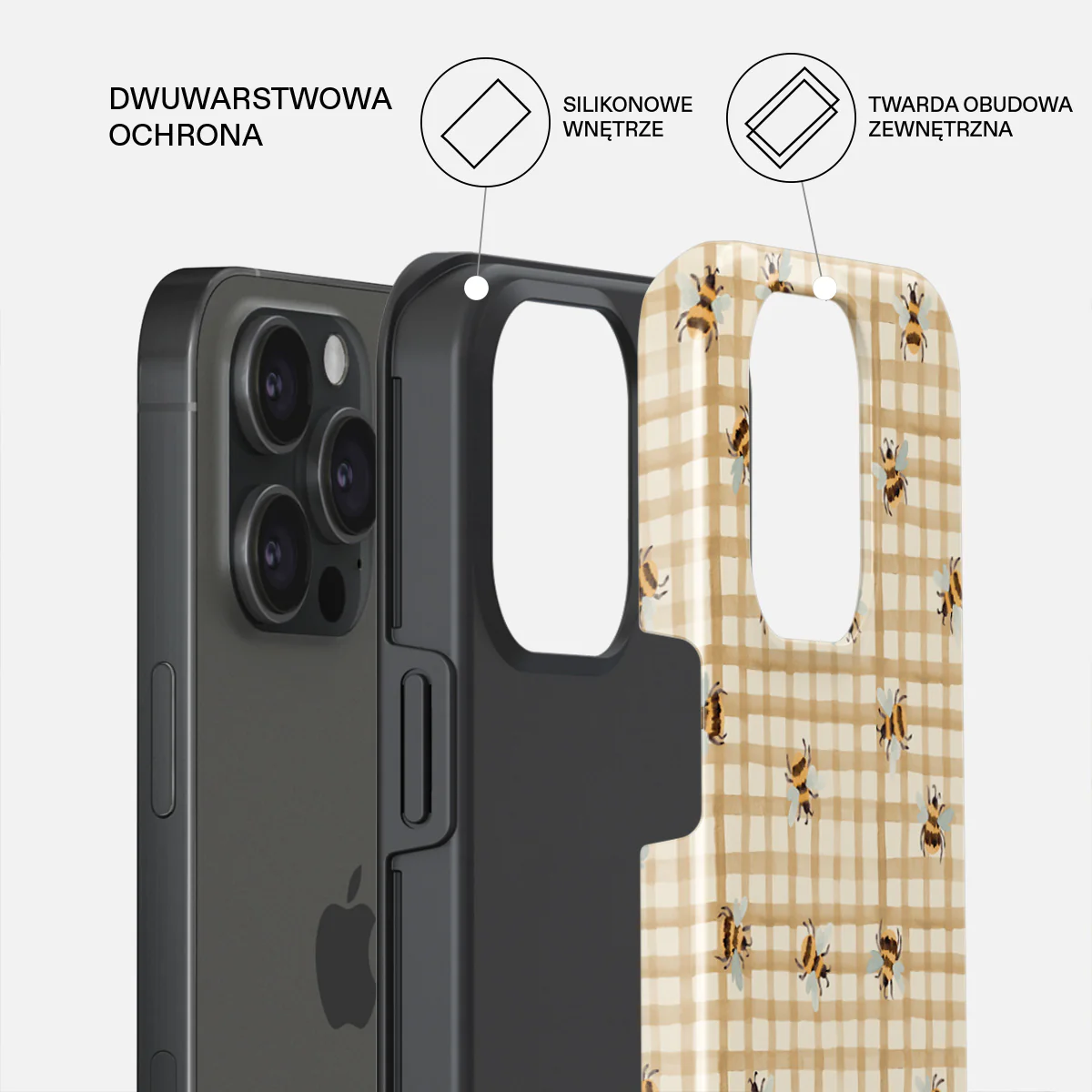 Honeycomb - iPhone 15 Pro Etui - Image 2