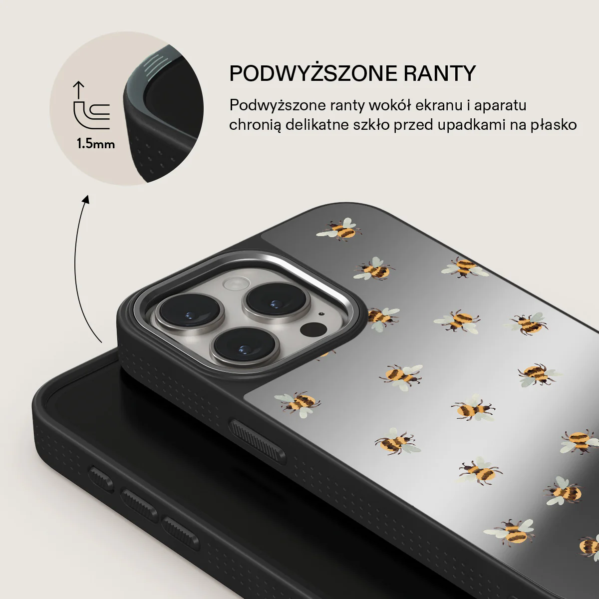 Honeycomb - iPhone 15 Pro Etui - Image 38