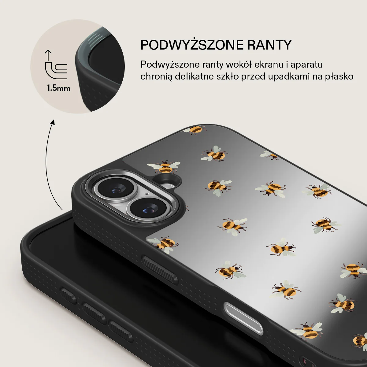 Honeycomb - iPhone 16 Etui - Image 39
