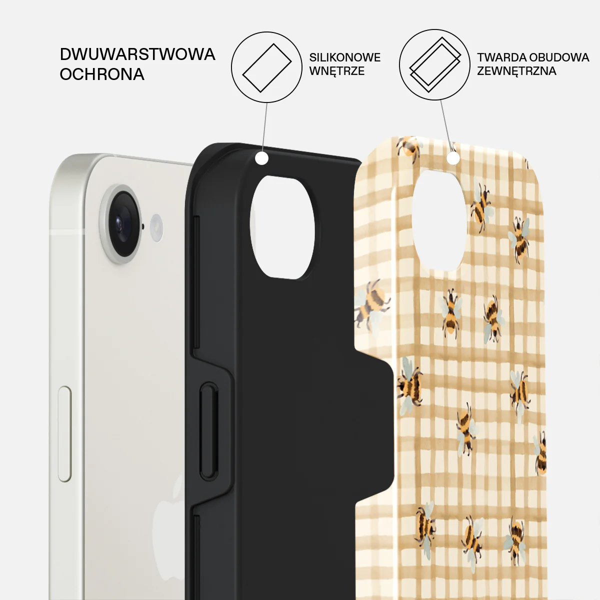 Honeycomb - iPhone 16e Etui - Image 2