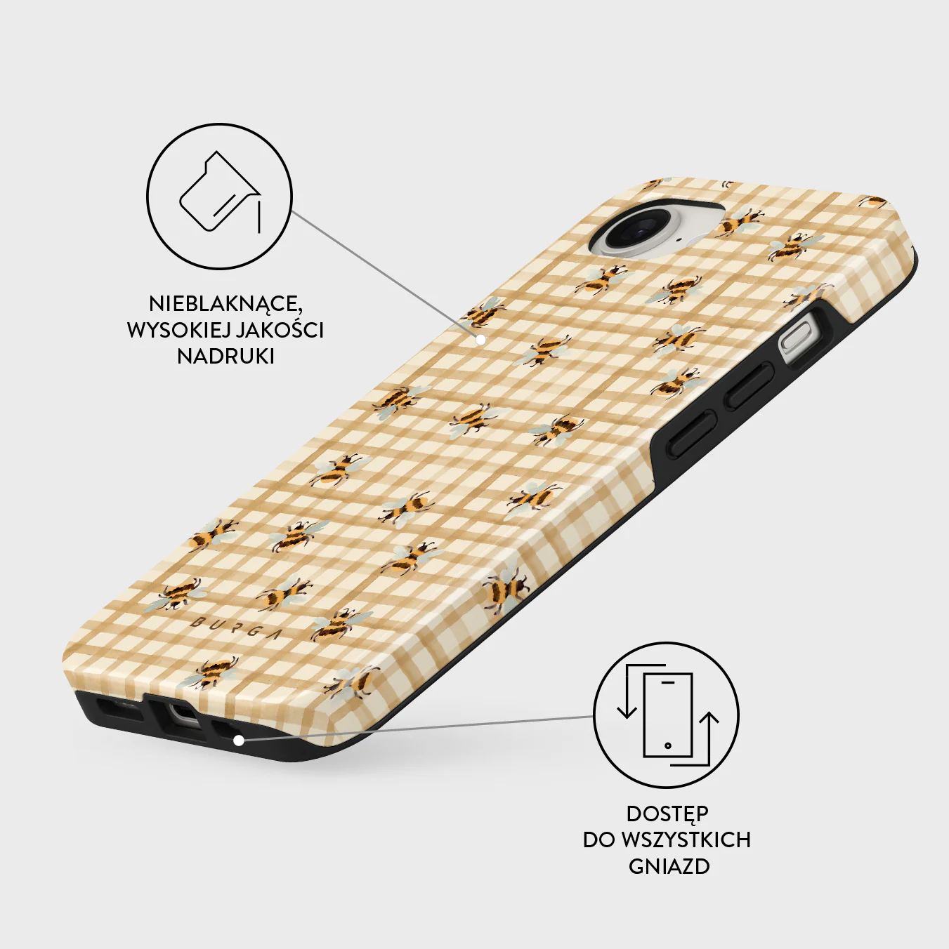 Honeycomb - iPhone 16e Etui - Image 3
