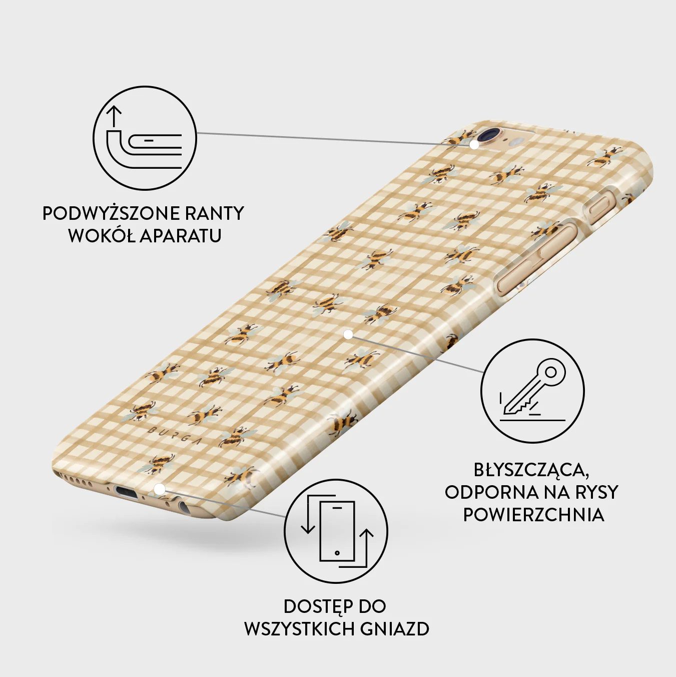 Honeycomb - iPhone 6 / 6S Etui - Image 3