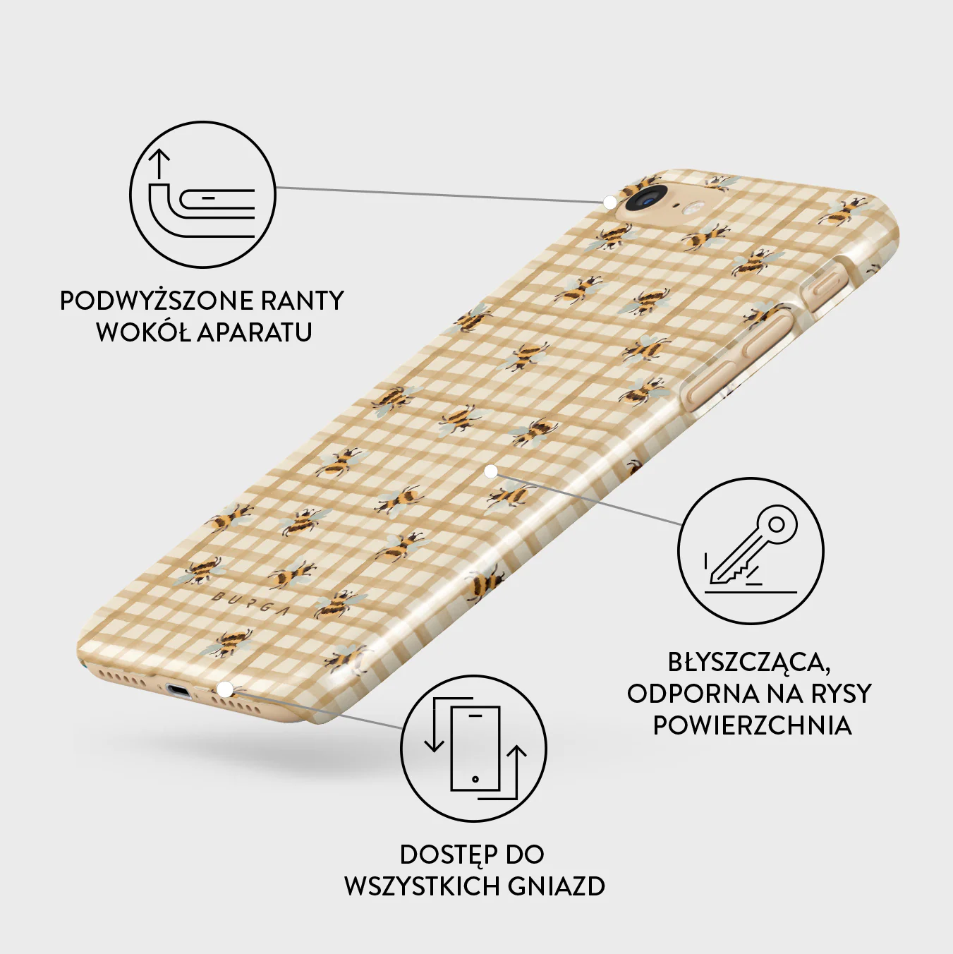 Honeycomb - iPhone 7 / iPhone 8 Etui - Image 3