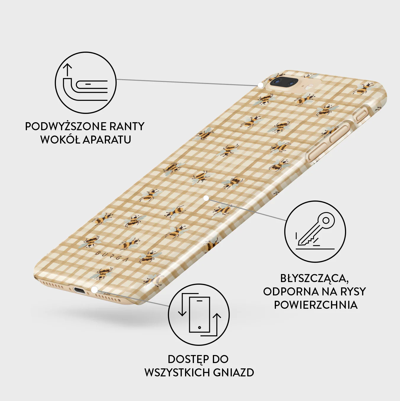 Honeycomb - iPhone 7 Plus / 8 Plus Etui - Image 3