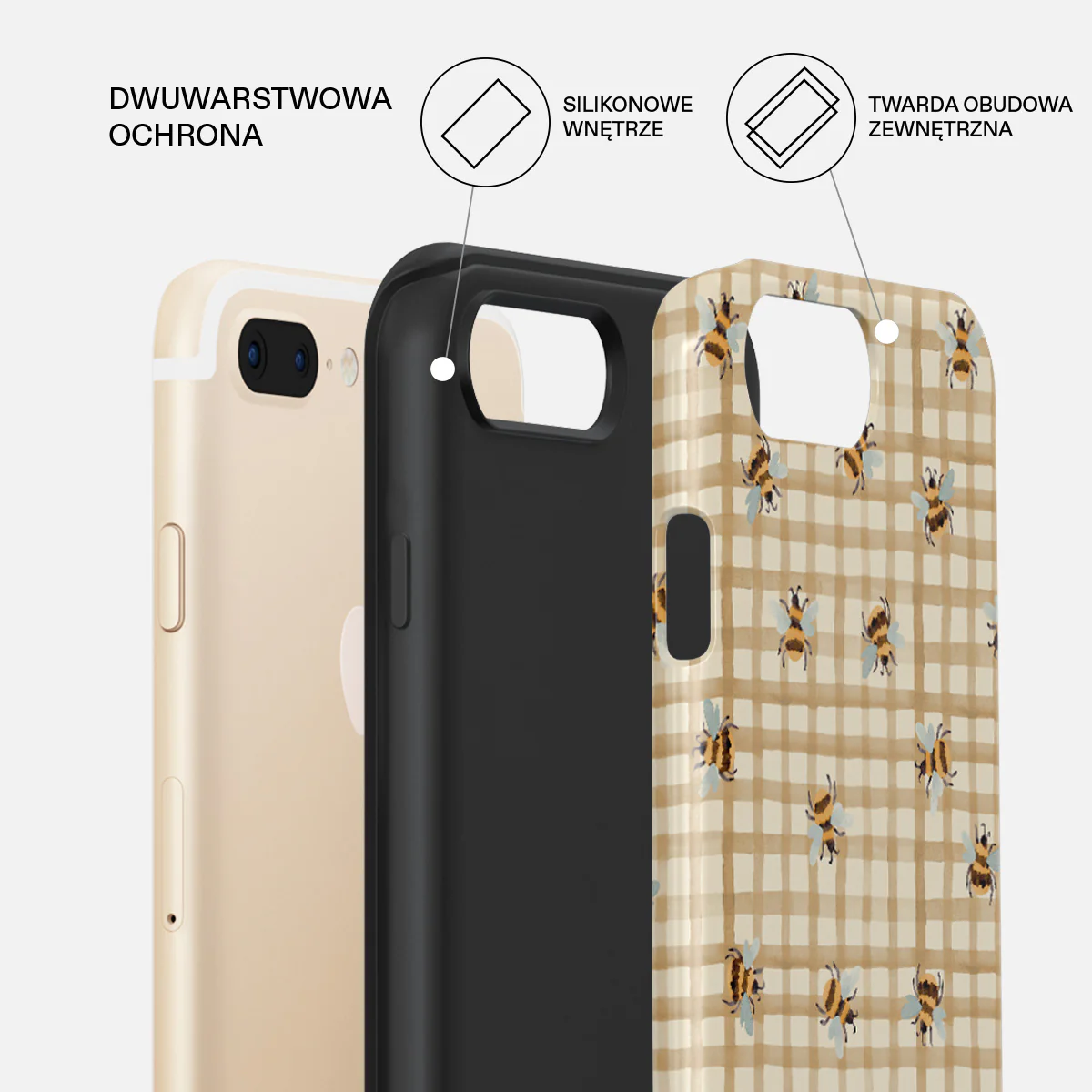 Honeycomb - iPhone 7 Plus / 8 Plus Etui - Image 6