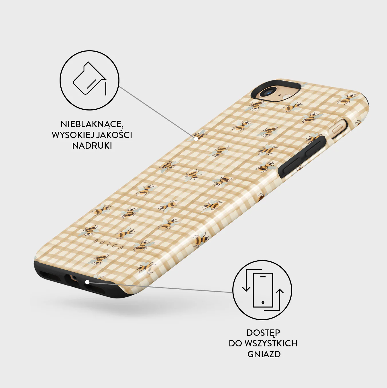 Honeycomb - iPhone SE (2022) Etui - Image 7