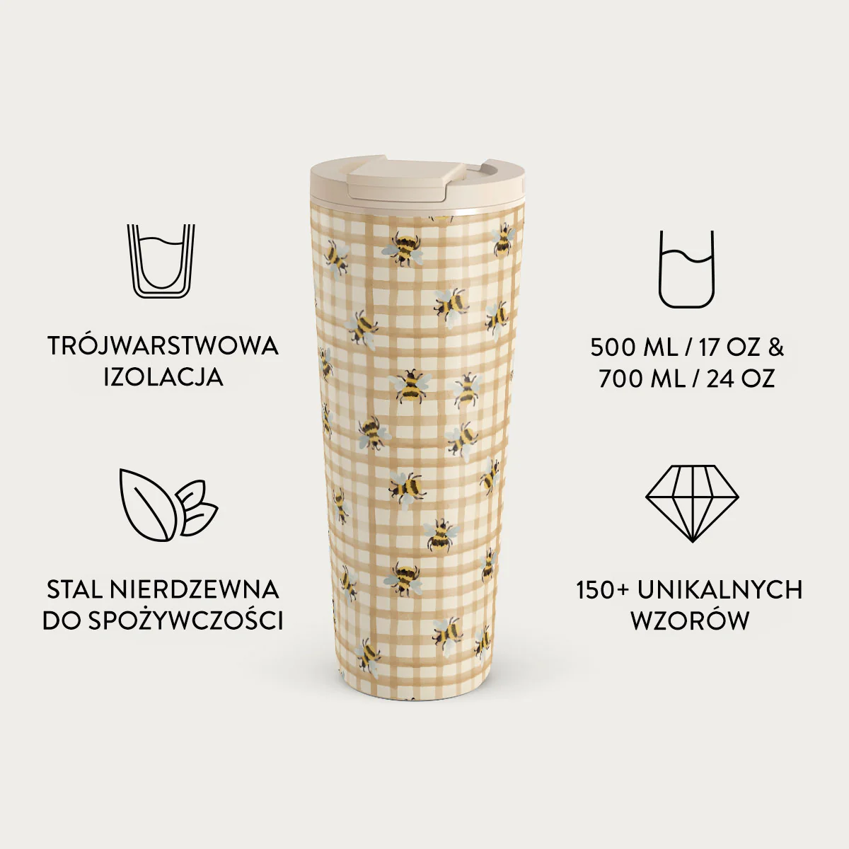 Honeycomb - Kubek podróżny - Image 9