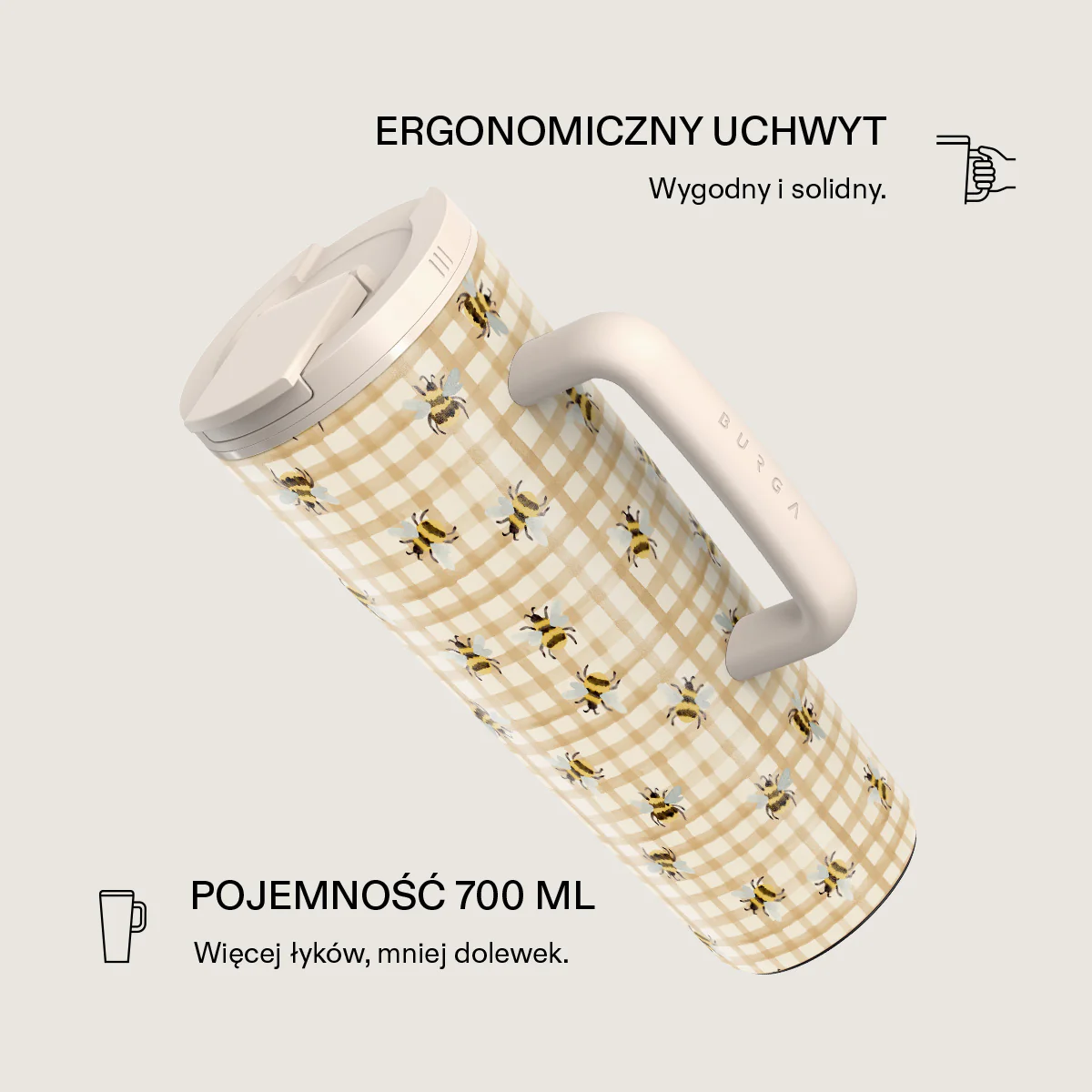 Honeycomb - Kubek podróżny EasyGrip - Image 2