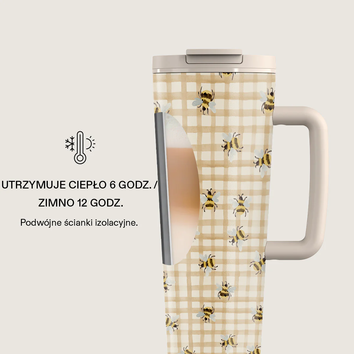 Honeycomb - Kubek podróżny EasyGrip - Image 4