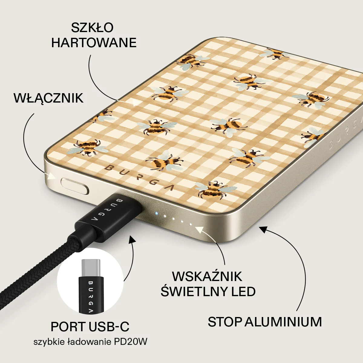 Honeycomb - Magnetyczny power bank - Image 10