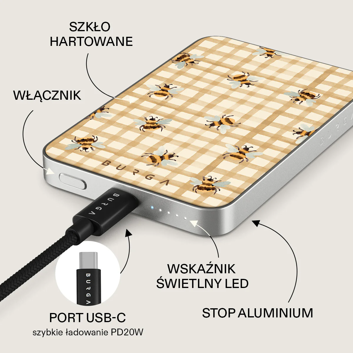 Honeycomb - Magnetyczny power bank - Image 15