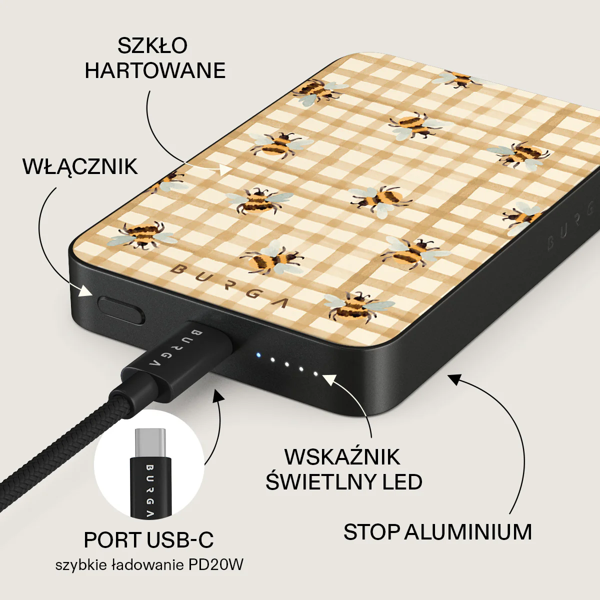 Honeycomb - Magnetyczny power bank - Image 20
