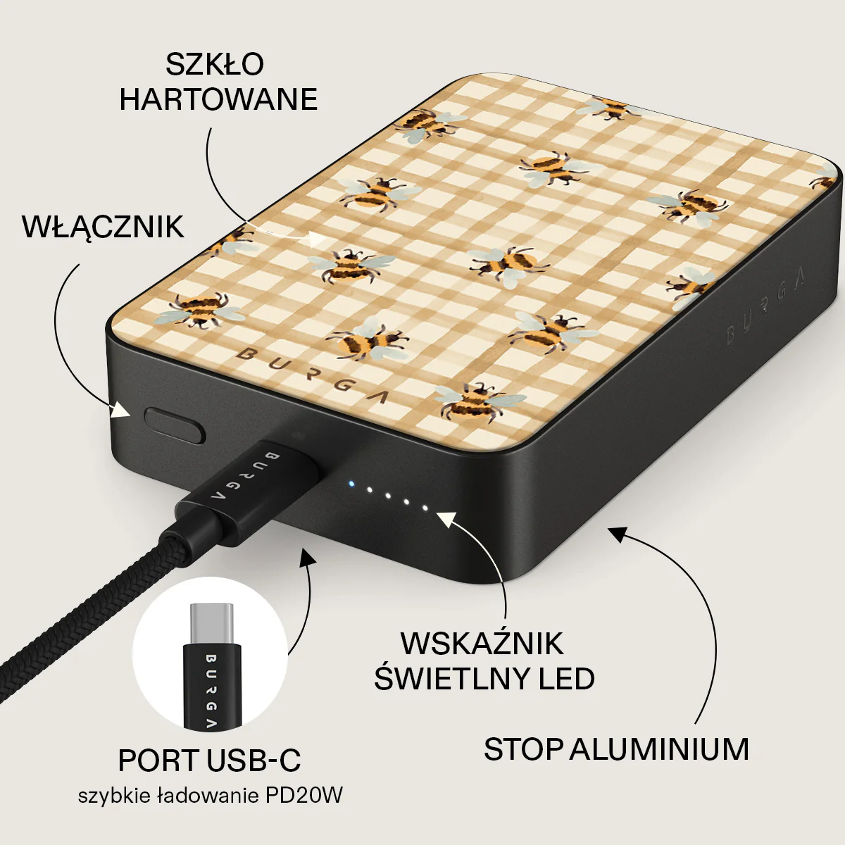 Honeycomb - Magnetyczny power bank - Image 35