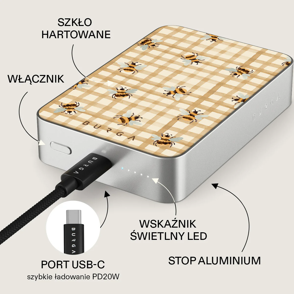 Honeycomb - Magnetyczny power bank - Image 45