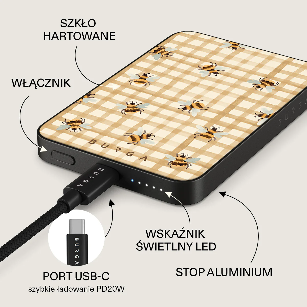 Honeycomb - Magnetyczny power bank - Image 5