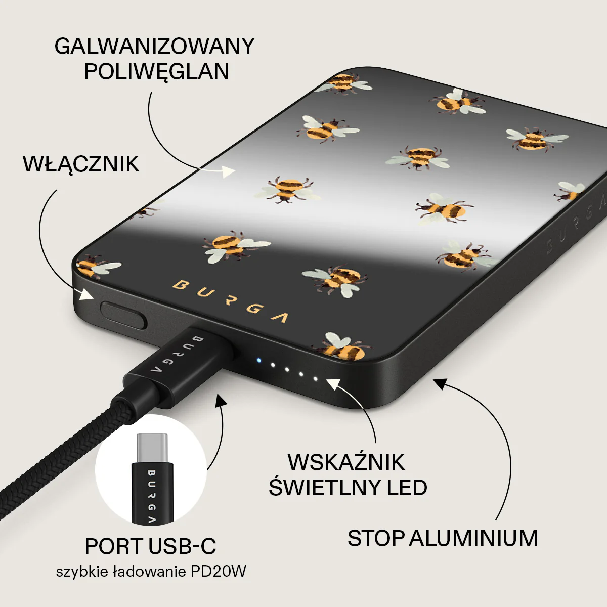 Honeycomb - Magnetyczny power bank - Image 50
