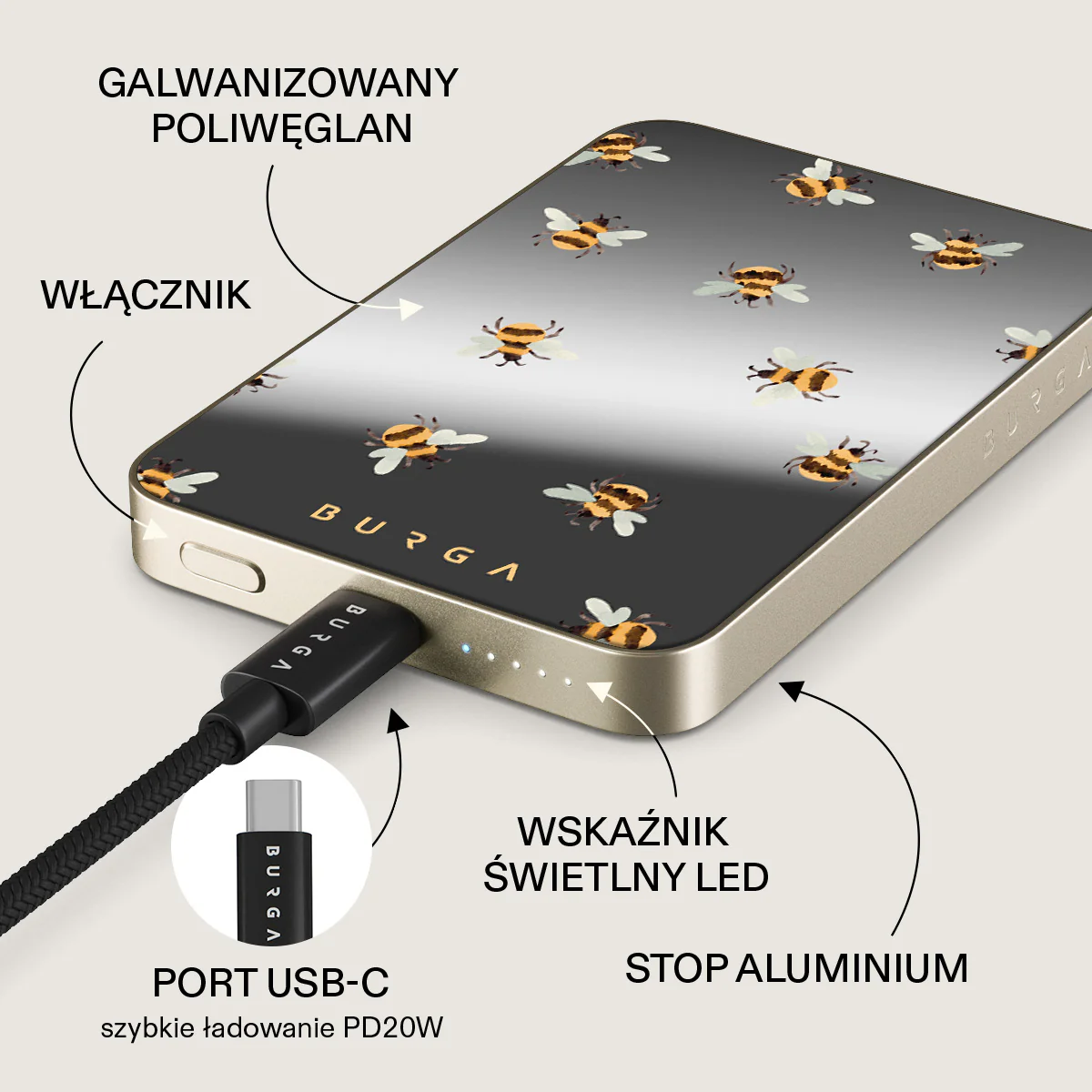 Honeycomb - Magnetyczny power bank - Image 55