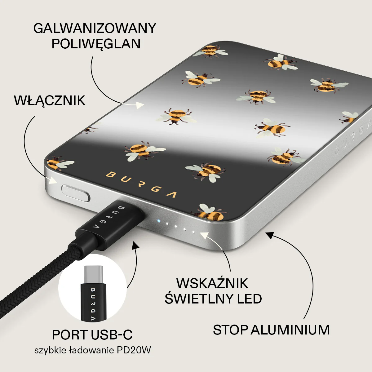Honeycomb - Magnetyczny power bank - Image 60