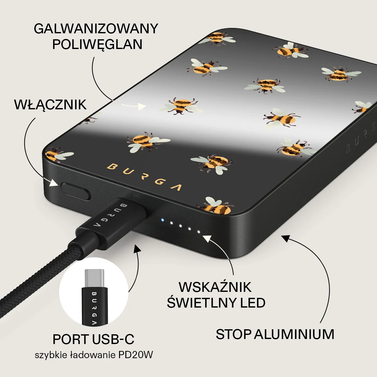 Honeycomb - Magnetyczny power bank - Image 65