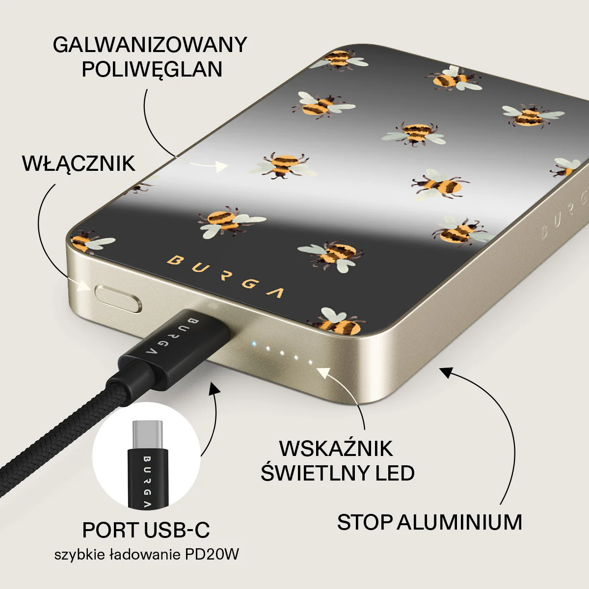 Honeycomb - Magnetyczny power bank - Image 70