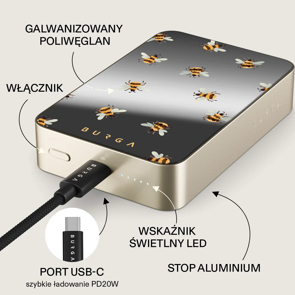 Honeycomb - Magnetyczny power bank - Image 85