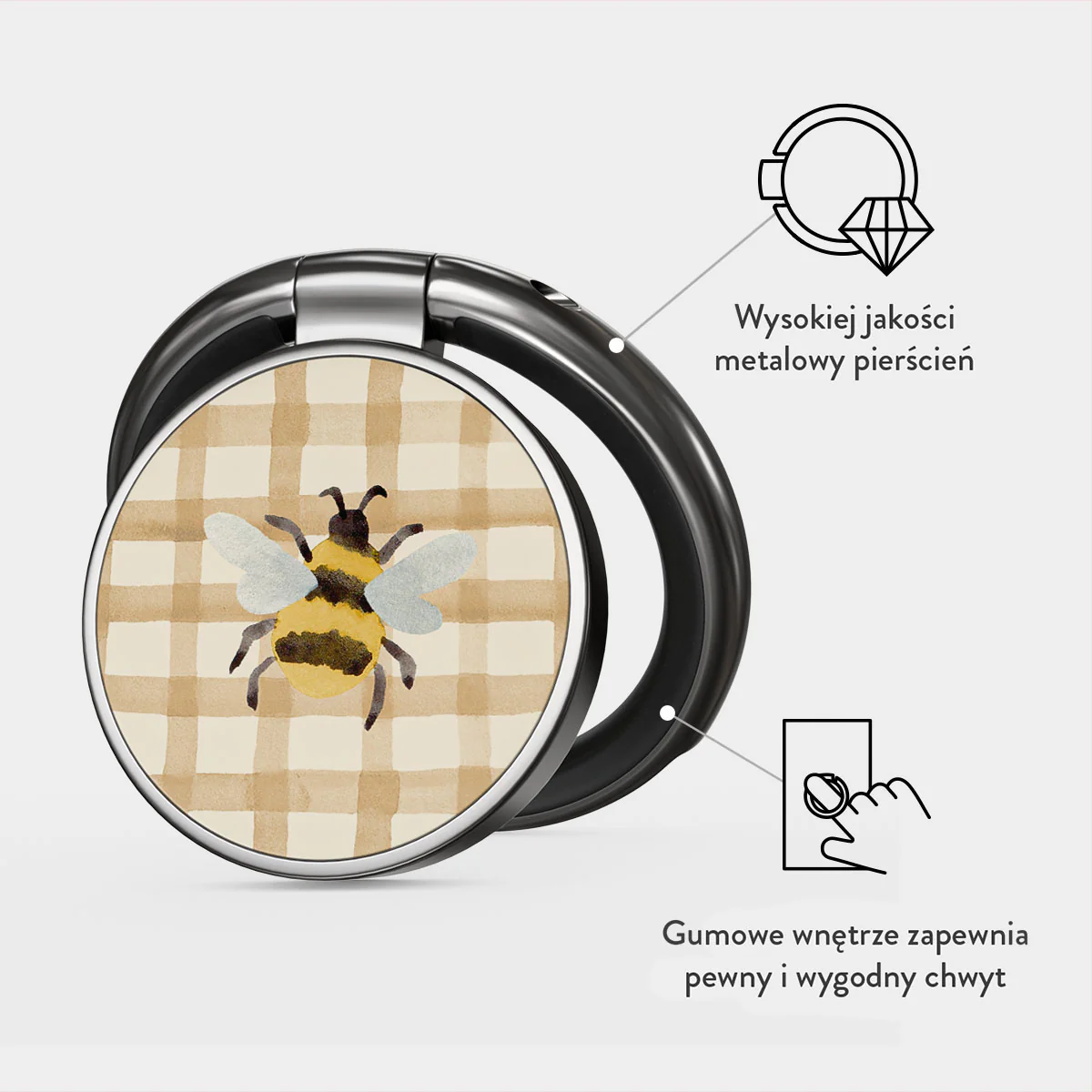Honeycomb - Samoprzylepny Okrągły Uchwyt - Image 2
