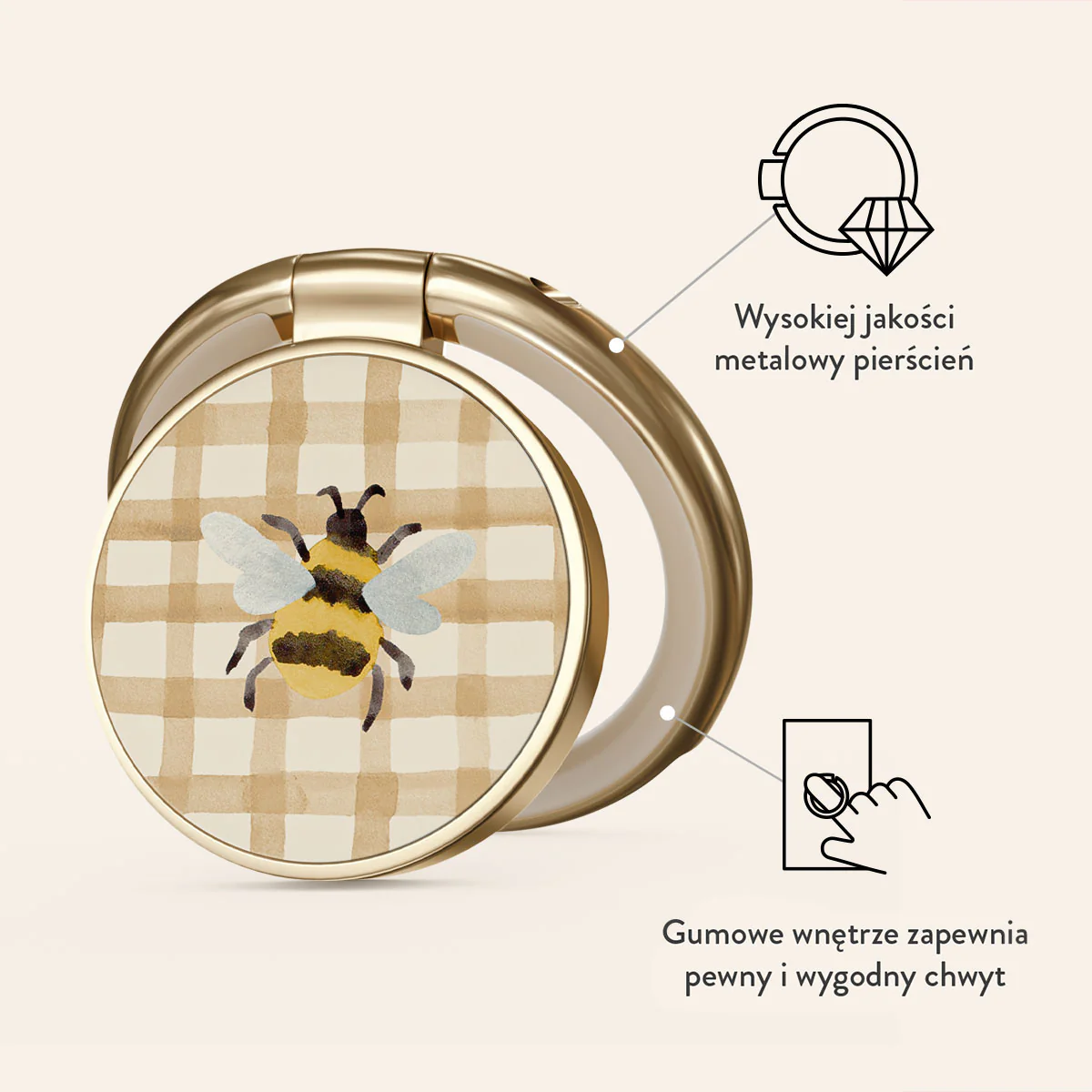Honeycomb - Samoprzylepny Okrągły Uchwyt - Image 7