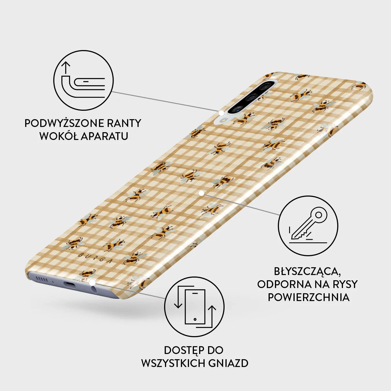 Honeycomb - Samsung Galaxy A50 Etui - Image 3