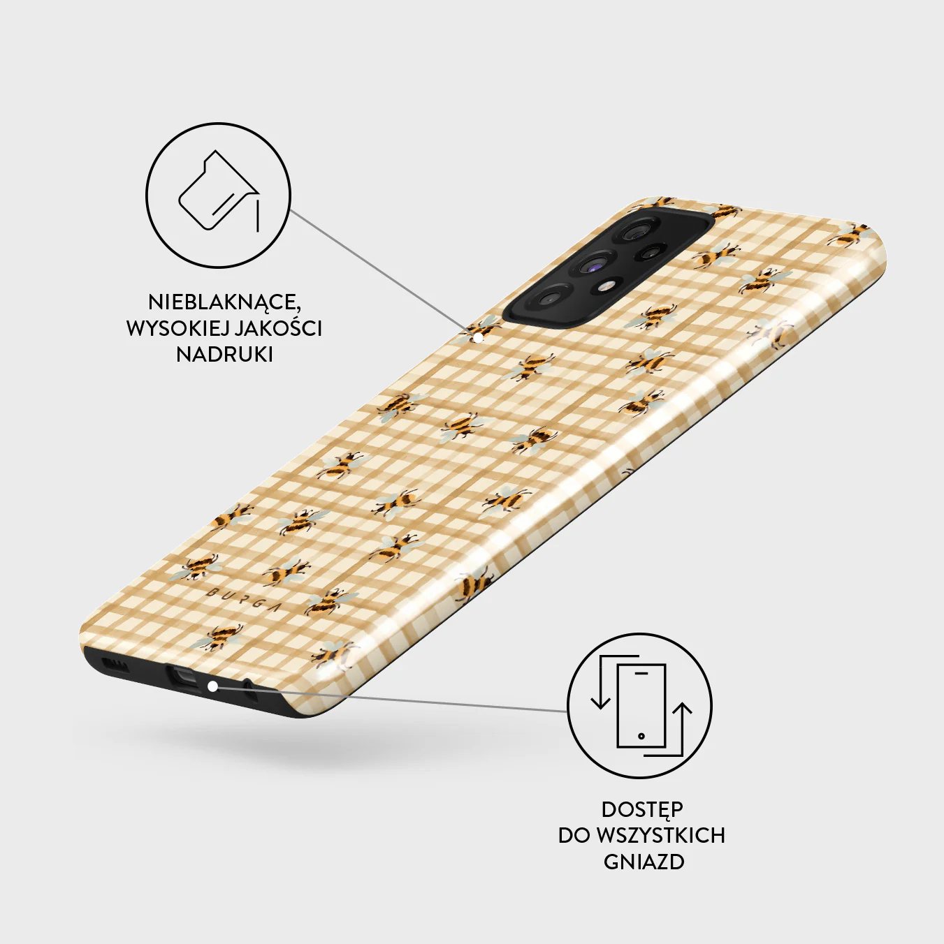 Honeycomb - Samsung Galaxy A52 / A52S 4G / 5G Etui - Image 3