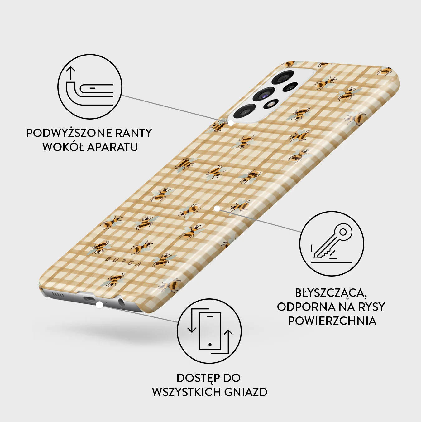 Honeycomb - Samsung Galaxy A72 4G / 5G Etui - Image 3