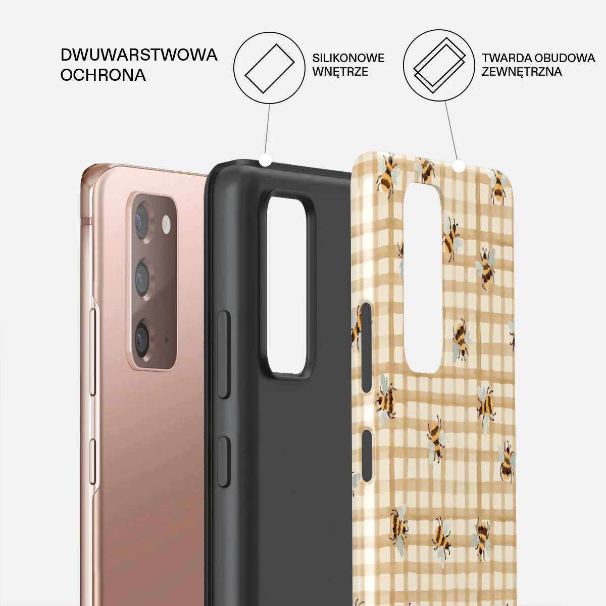 Honeycomb - Samsung Galaxy Note 20 4G / 5G Etui - Image 6