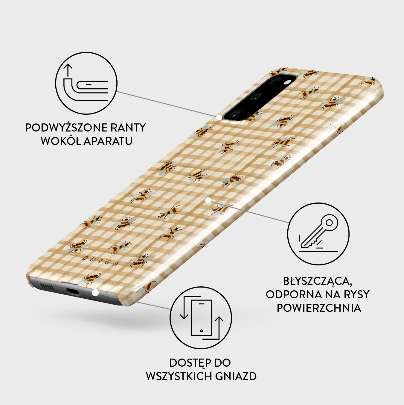 Honeycomb - Samsung Galaxy S20 4G / 5G Etui - Image 3
