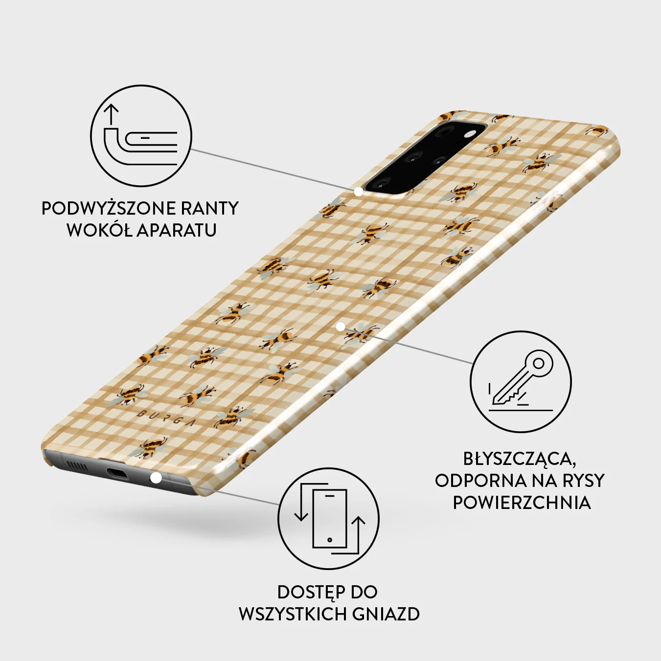 Honeycomb - Samsung Galaxy S20 Plus 4G / 5G Etui - Image 3