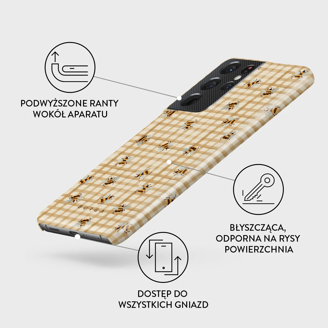 Honeycomb - Samsung Galaxy S21 Ultra Etui - Image 3