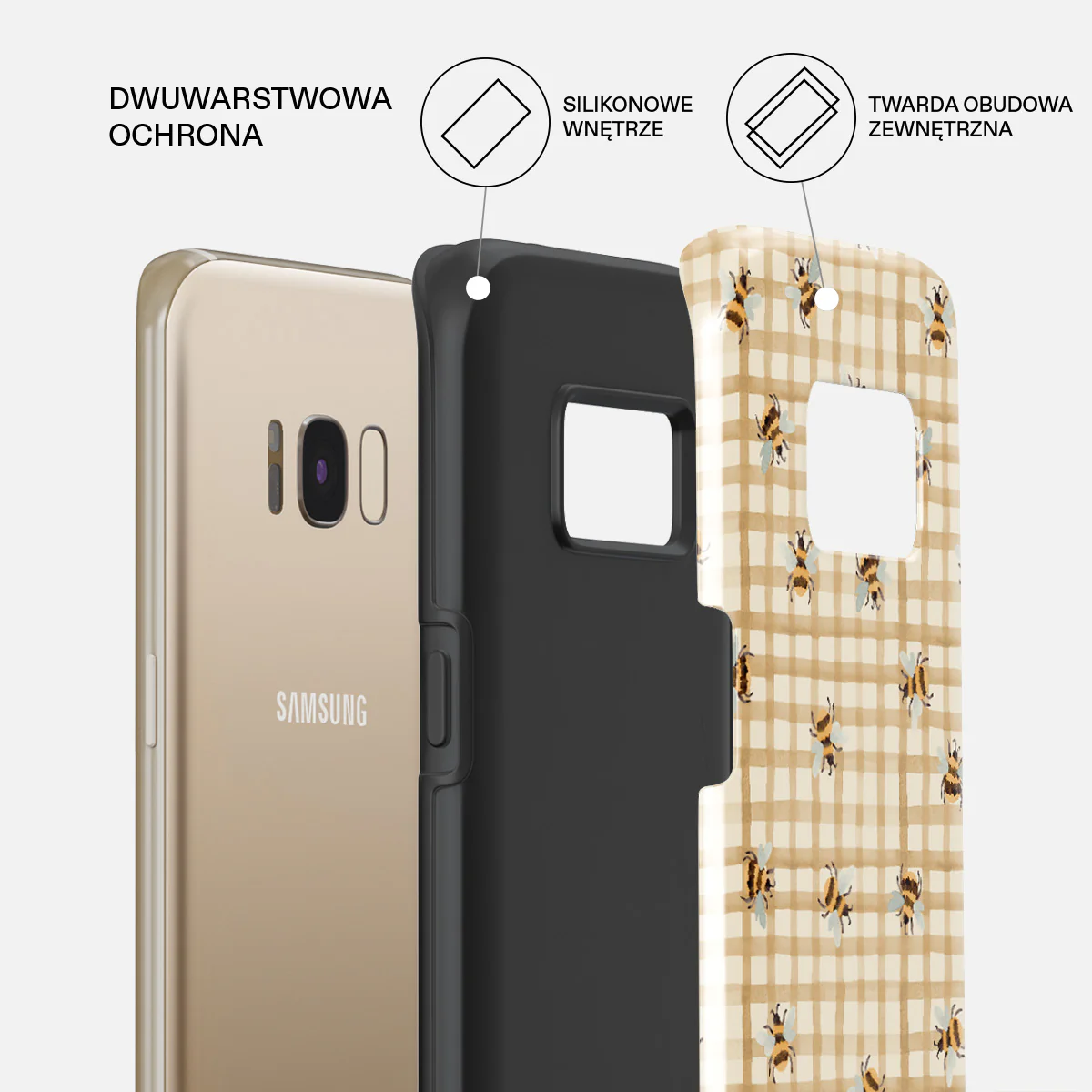 Honeycomb - Samsung Galaxy S8 Etui - Image 6