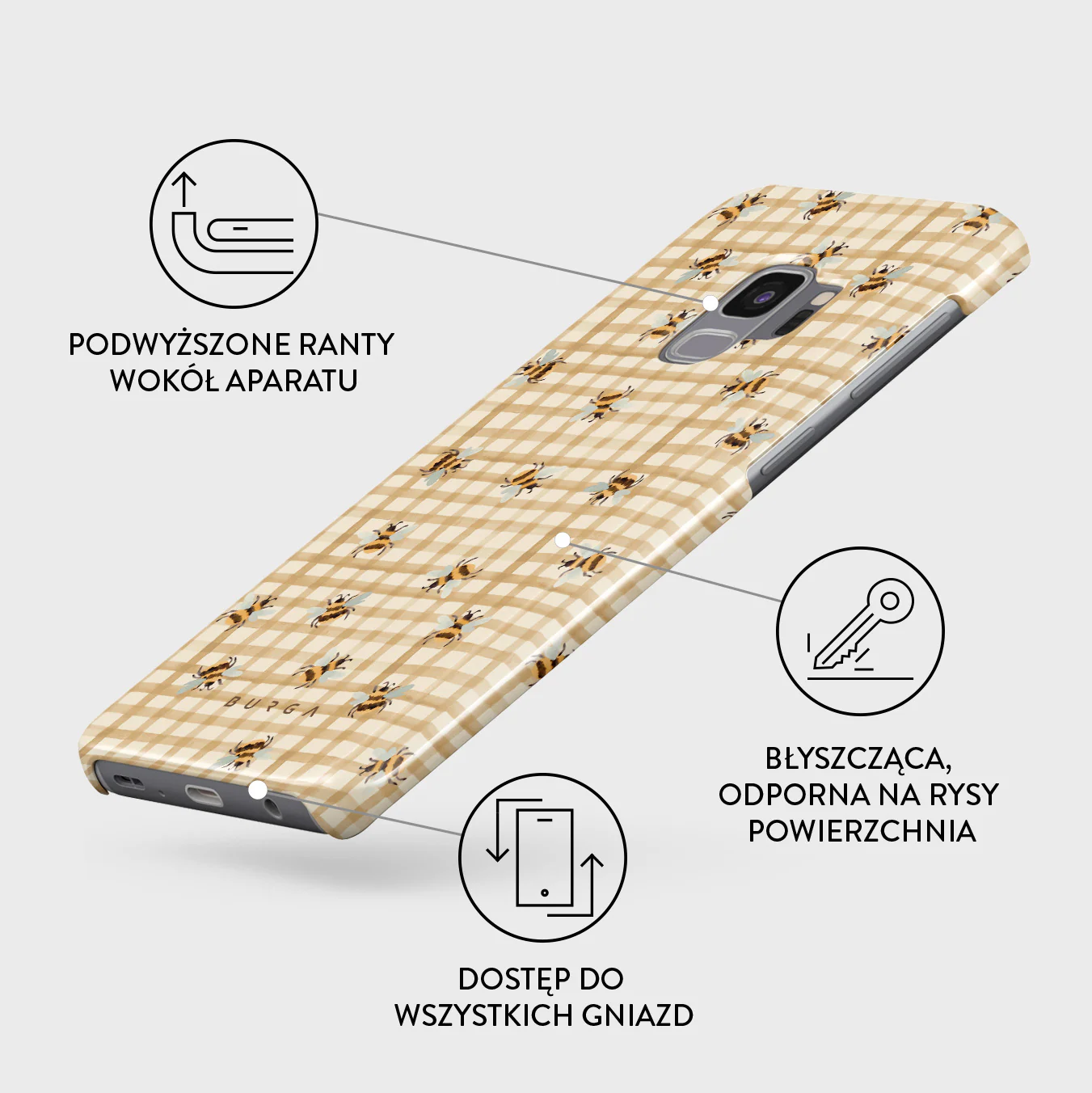 Honeycomb - Samsung Galaxy S9 Etui - Image 3