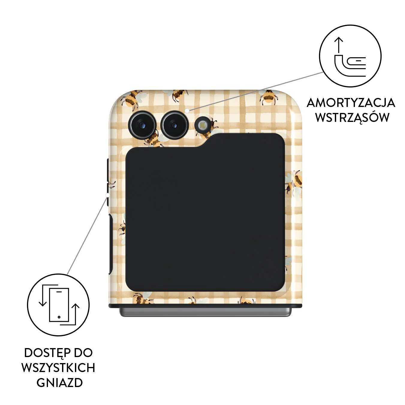Honeycomb - Samsung Galaxy Z Flip 5 Etui - Image 3