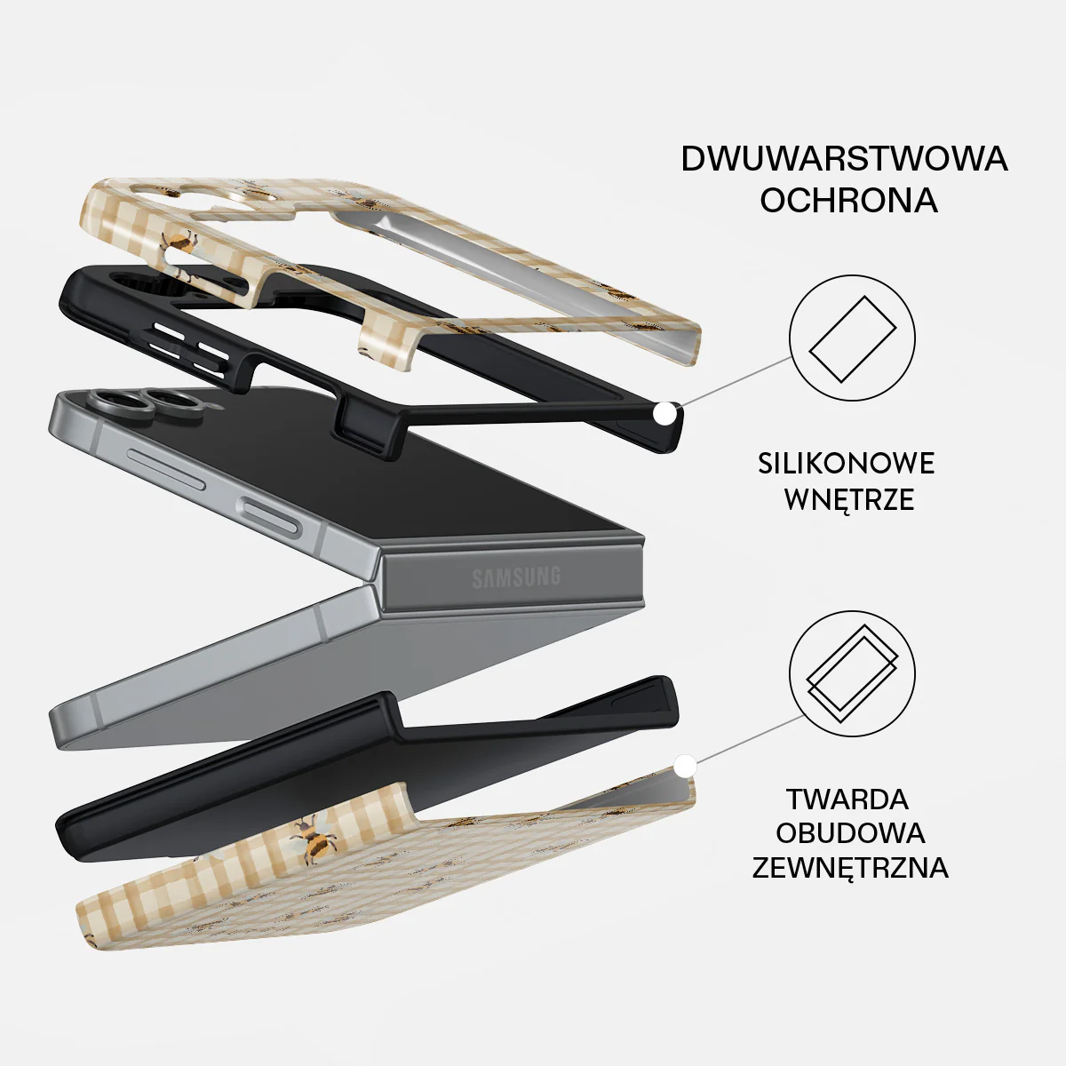 Honeycomb - Samsung Galaxy Z Flip 6 Etui - Image 2