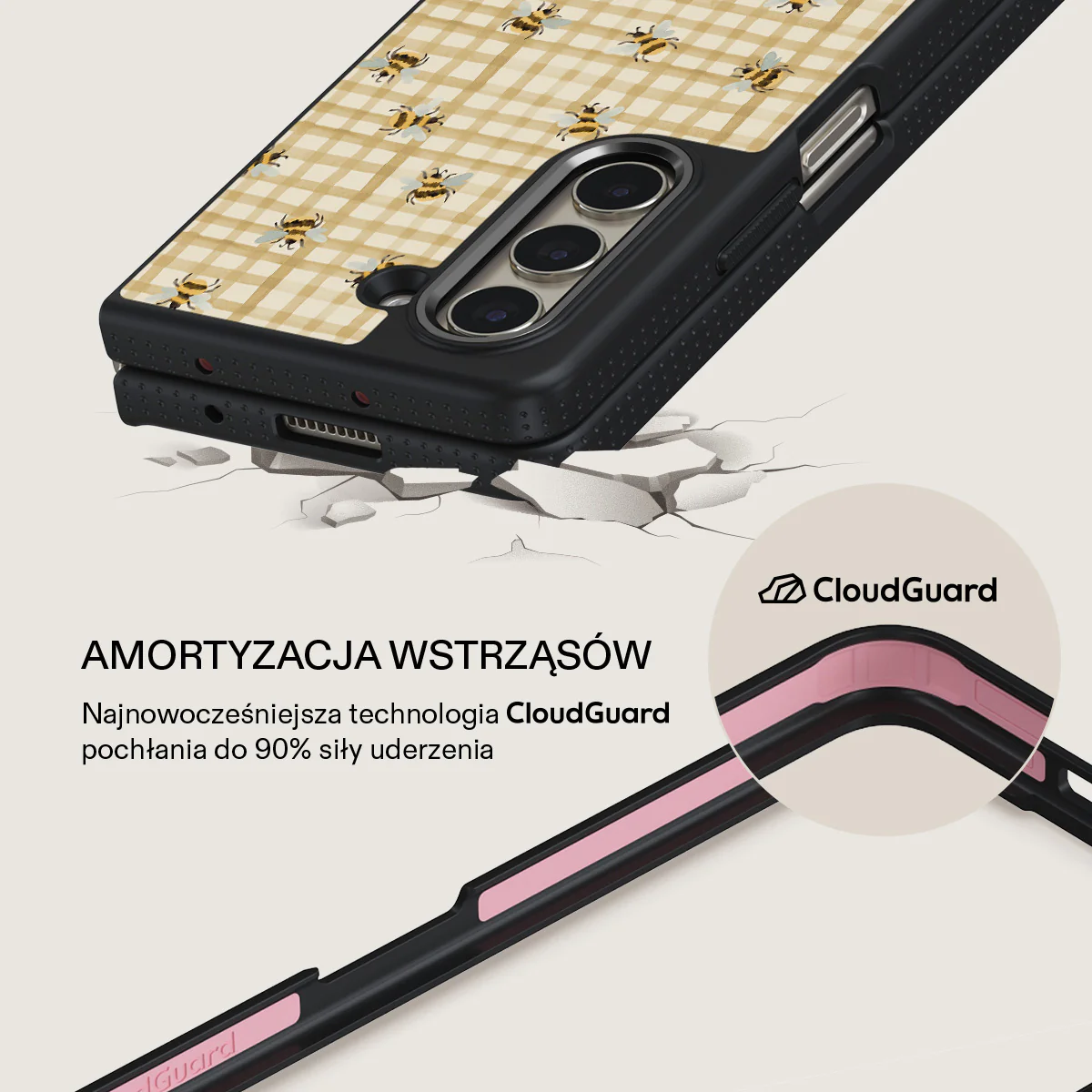 Honeycomb - Samsung Galaxy Z Fold 5 Etui - Image 10