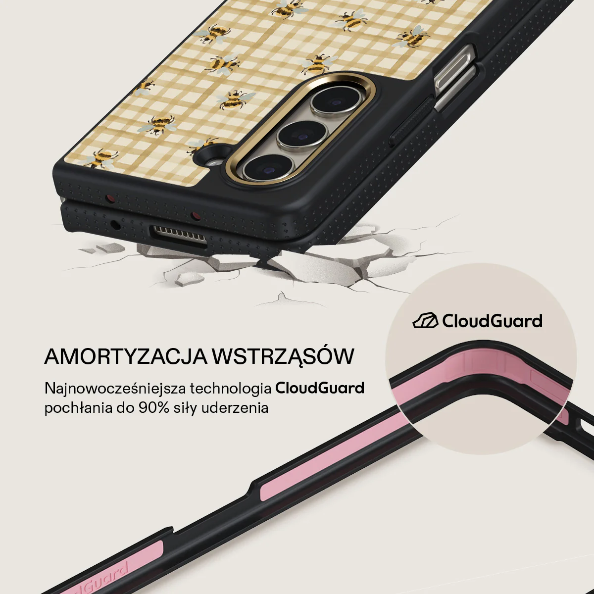 Honeycomb - Samsung Galaxy Z Fold 5 Etui - Image 3