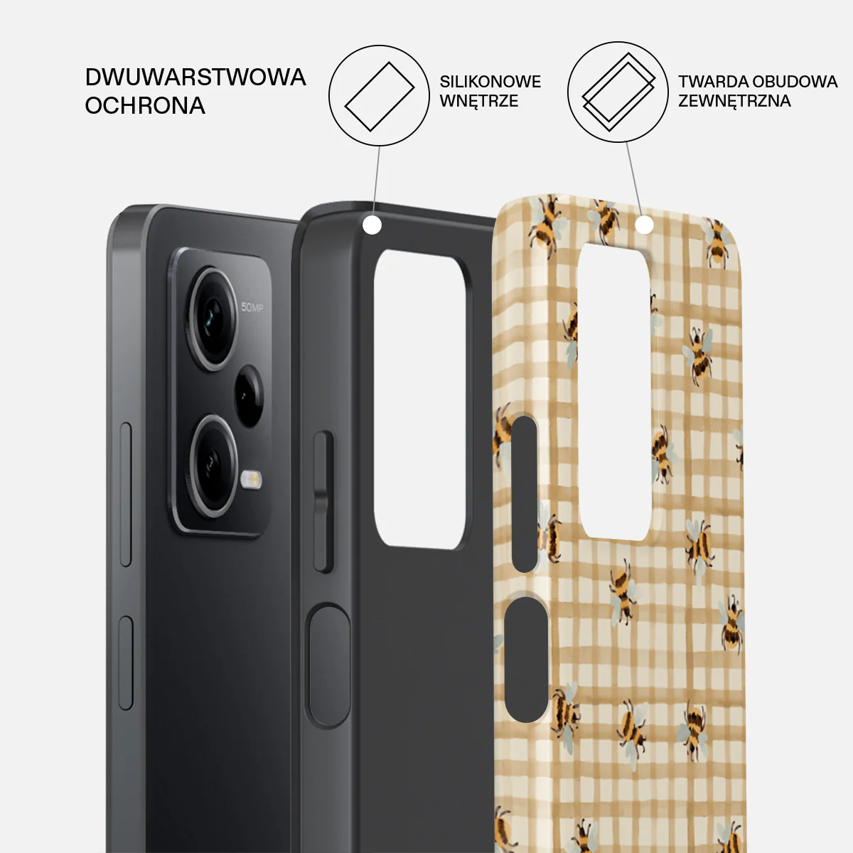 Honeycomb - Xiaomi Redmi Note 12 Pro+ 5G Etui - Image 2