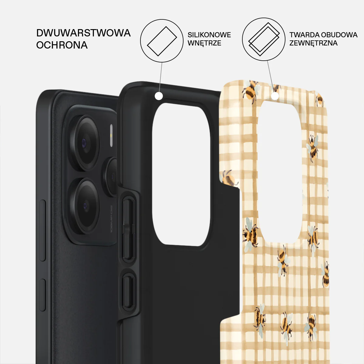 Honeycomb - Xiaomi Redmi Note 14 5G Etui - Image 2