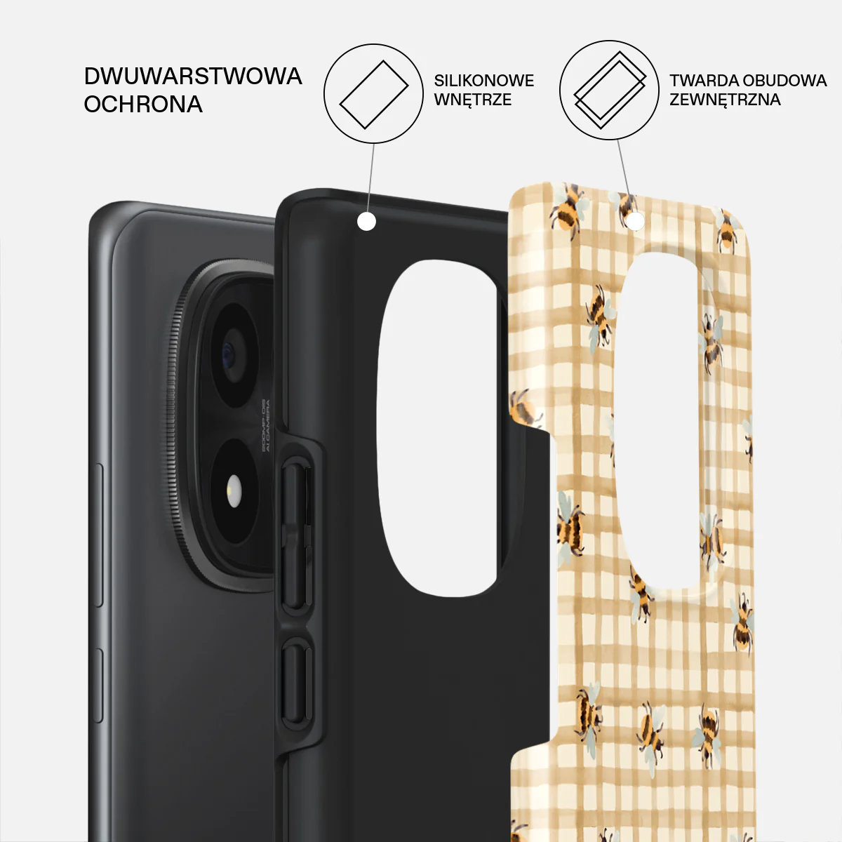 Honeycomb - Xiaomi Redmi Note 14 Pro 5G Etui - Image 2