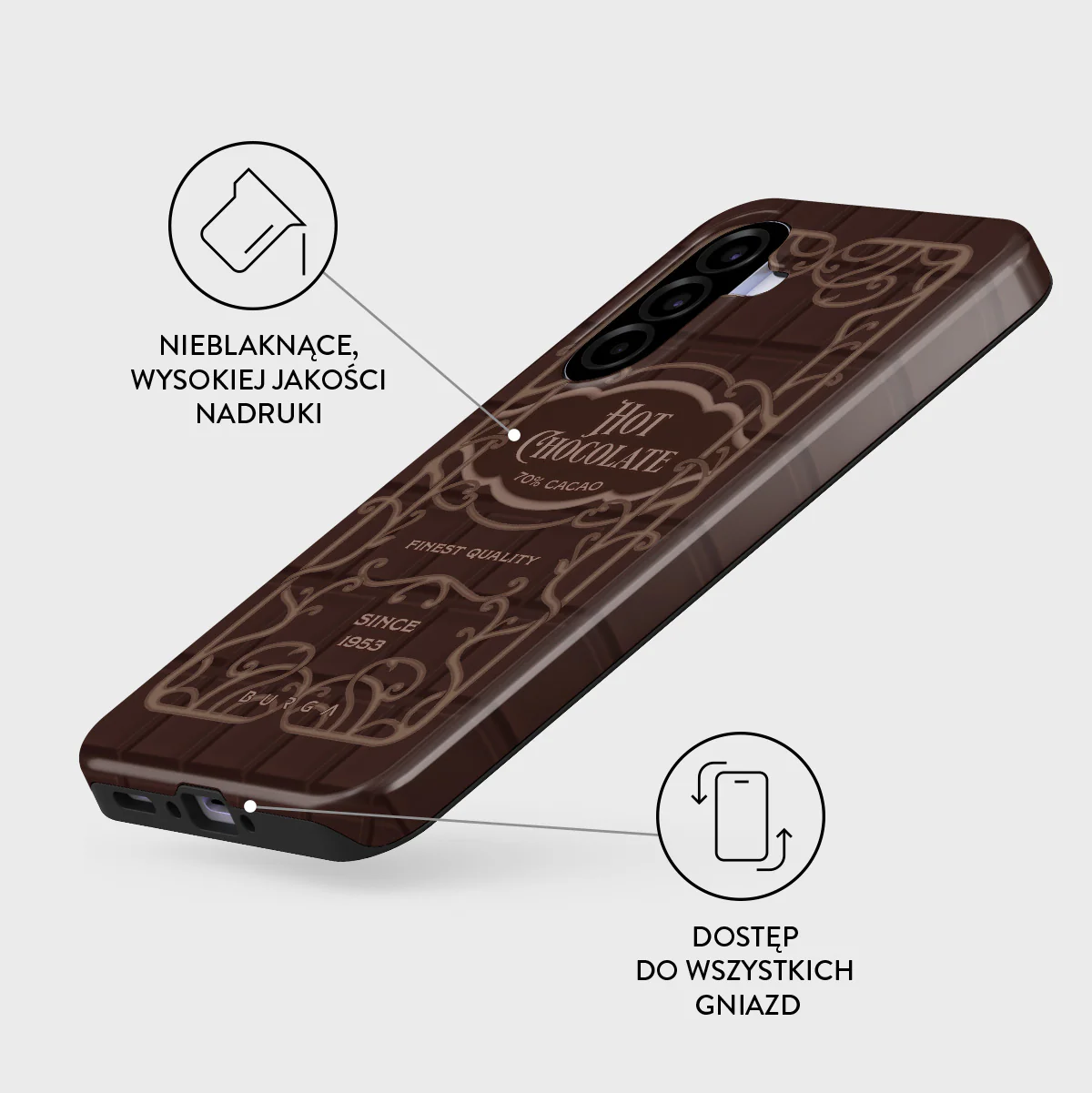 Hot Chocolate - Samsung Galaxy A37 5G Etui - Image 3