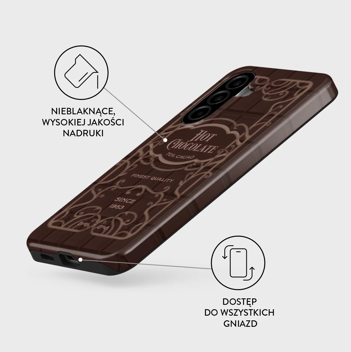 Hot Chocolate - Samsung Galaxy A57 5G Etui - Image 3